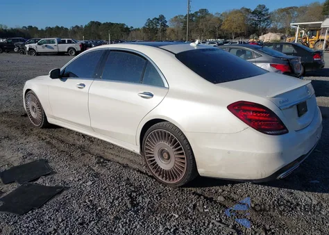 2018 Mercedes-Benz S 560 4Matic из США, поврежденный, VIN WDDUG8GB6JA382619